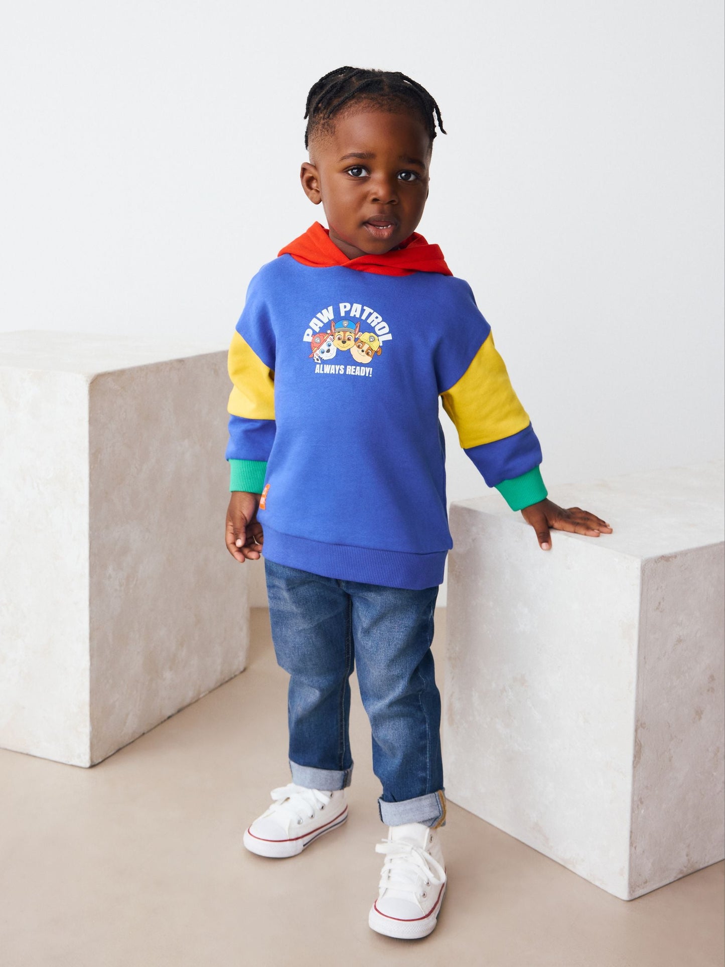 Multi Colourblock Paw Patrol Hoodie (9mths-8yrs)