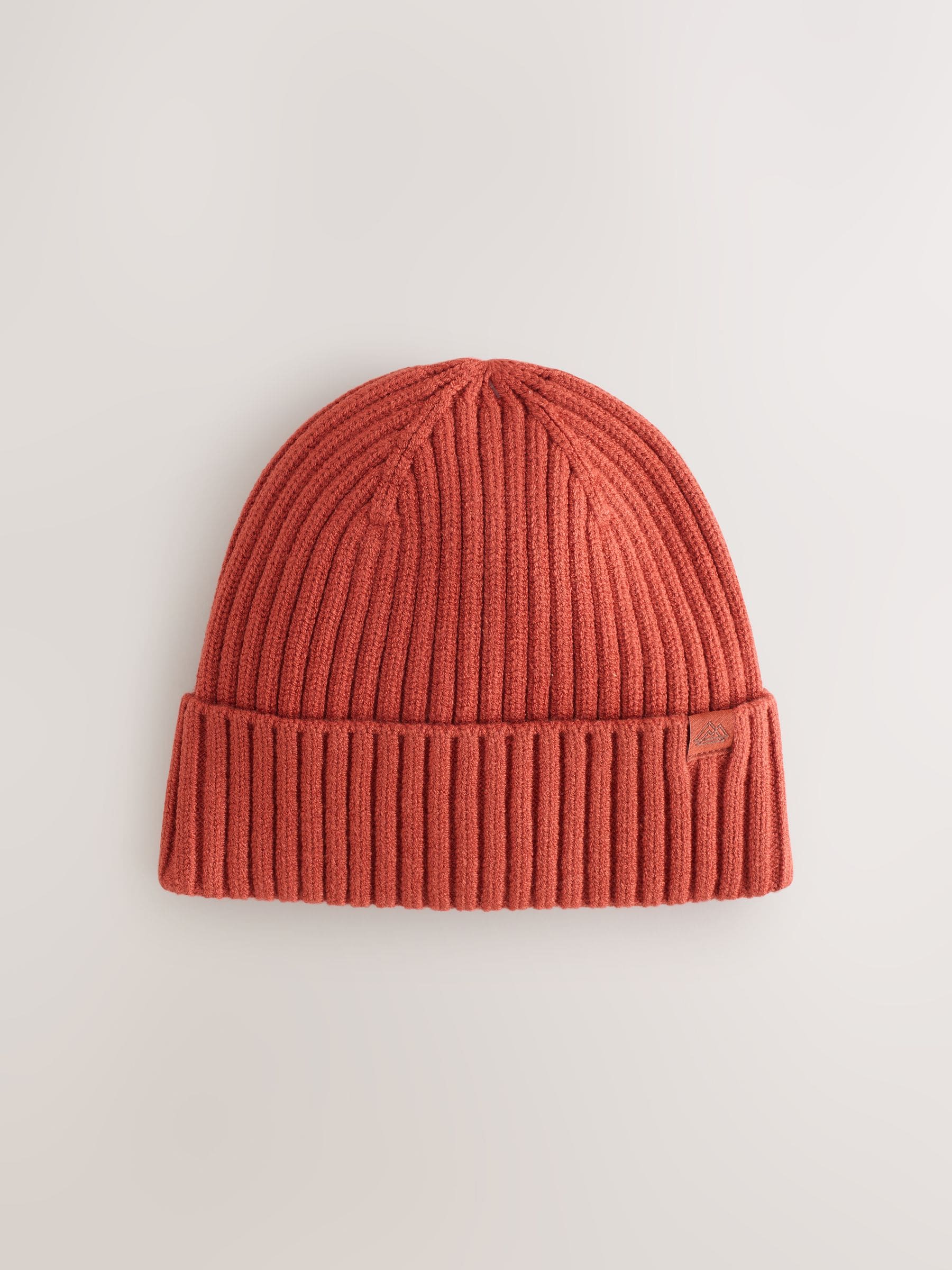 Pumpkin Orange Knitted Beanie Hat (1-16yrs) image 1