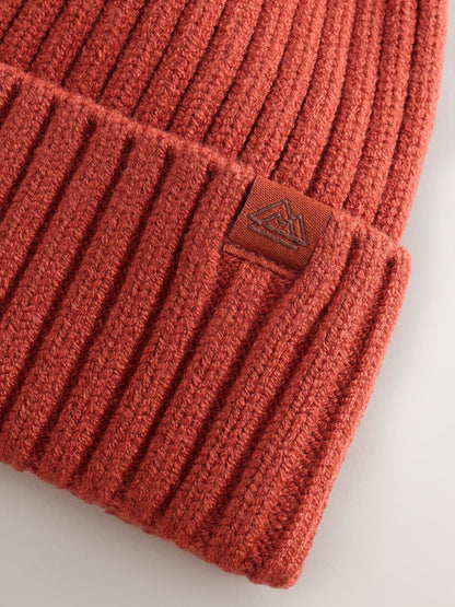 Pumpkin Orange Knitted Beanie Hat (1-16yrs) image 3