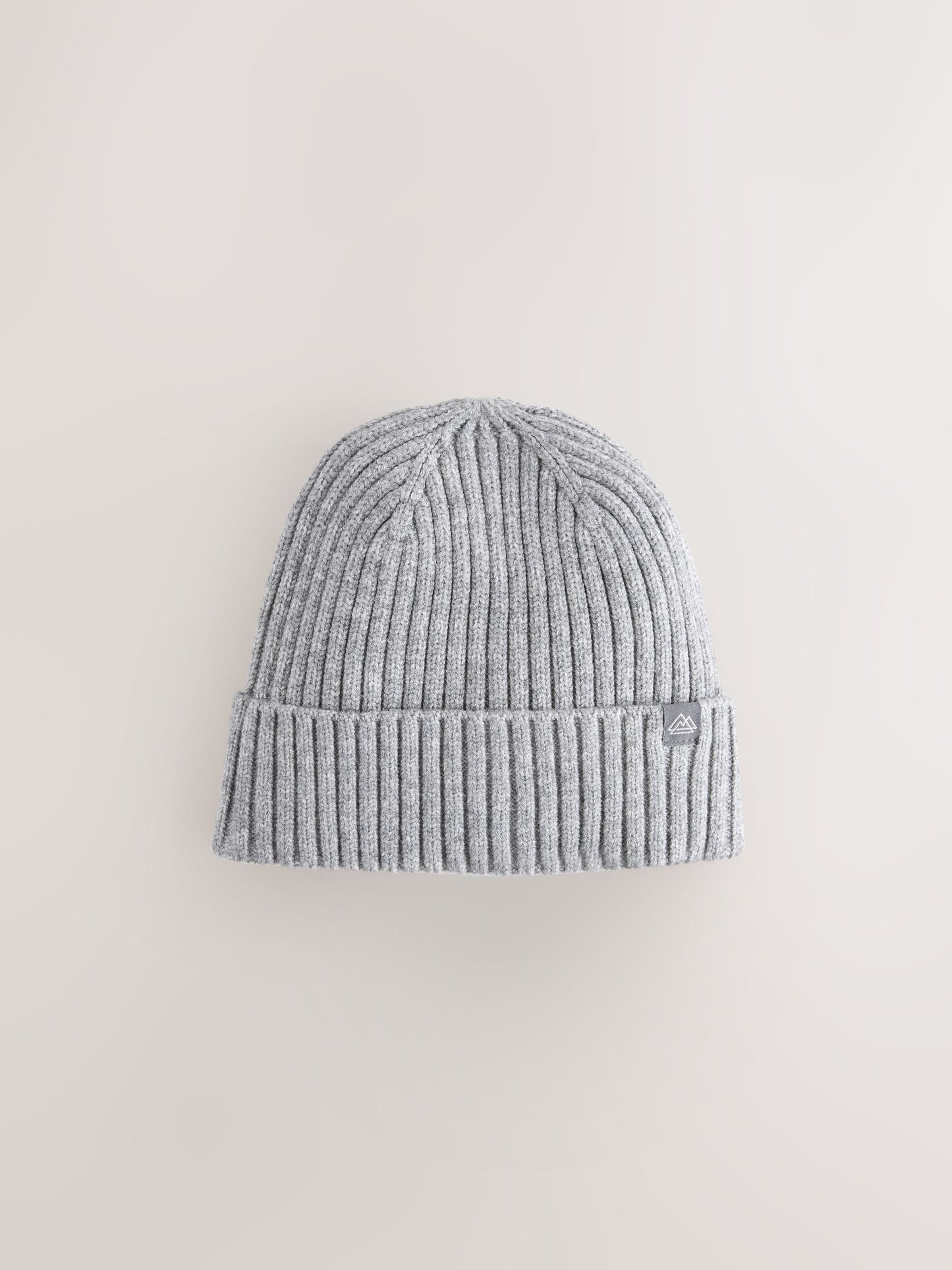 Grey Knitted Beanie Hat (1-16yrs) image 1