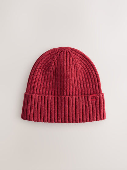 Red Knitted Beanie Hat (1-16yrs) - image 1