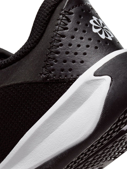 Nike Black/White Junior Omni Court Trainers image 10