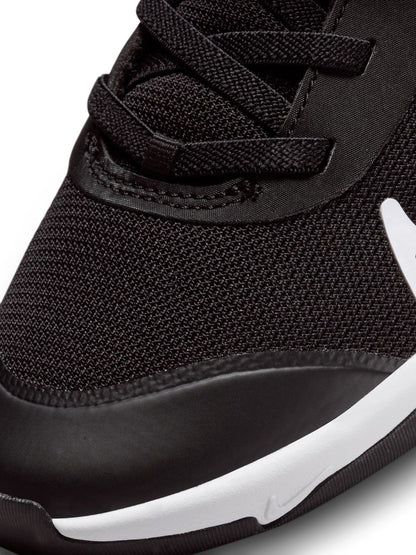 Nike Black/White Junior Omni Court Trainers image 11