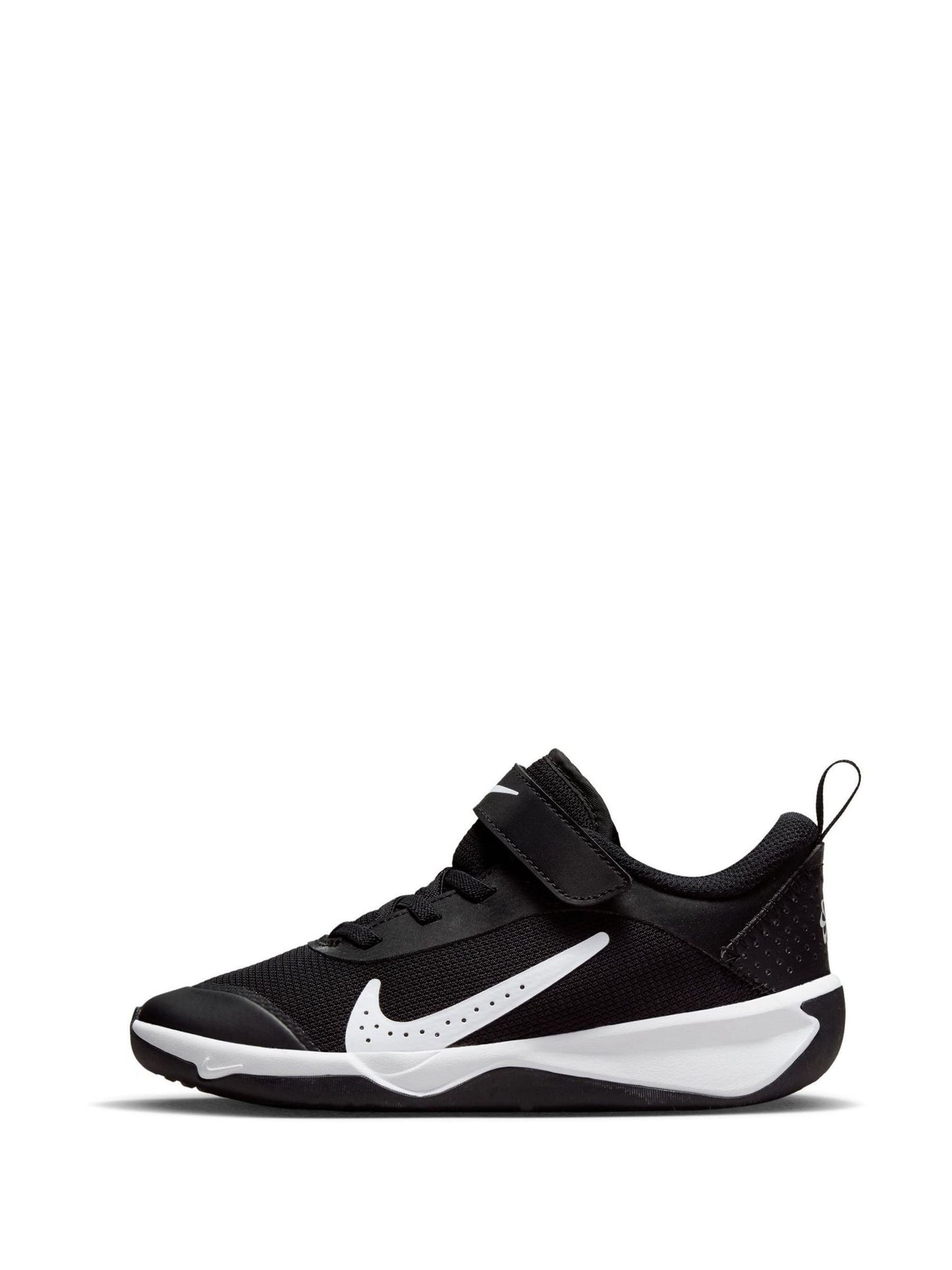 Nike Black/White Junior Omni Court Trainers image 2