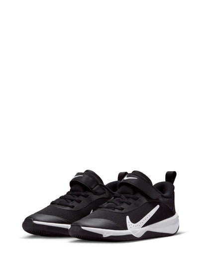 Nike Black/White Junior Omni Court Trainers image 7