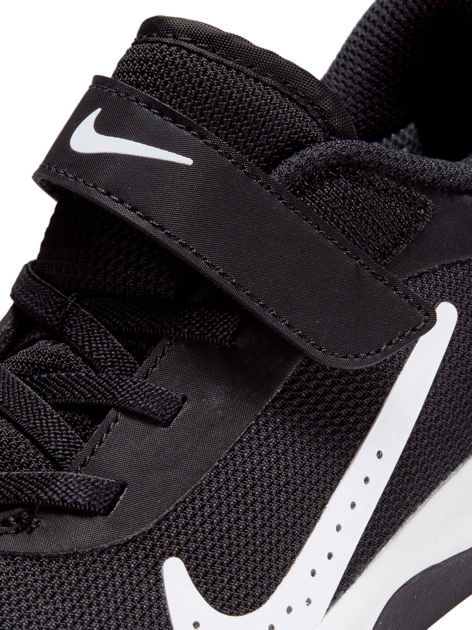 Nike Black/White Junior Omni Court Trainers image 9