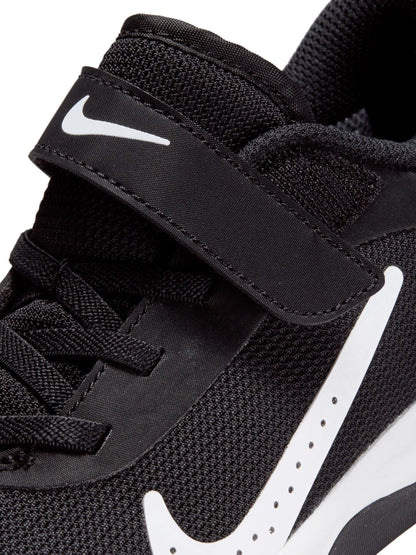 Nike Black/White Junior Omni Court Trainers image 9