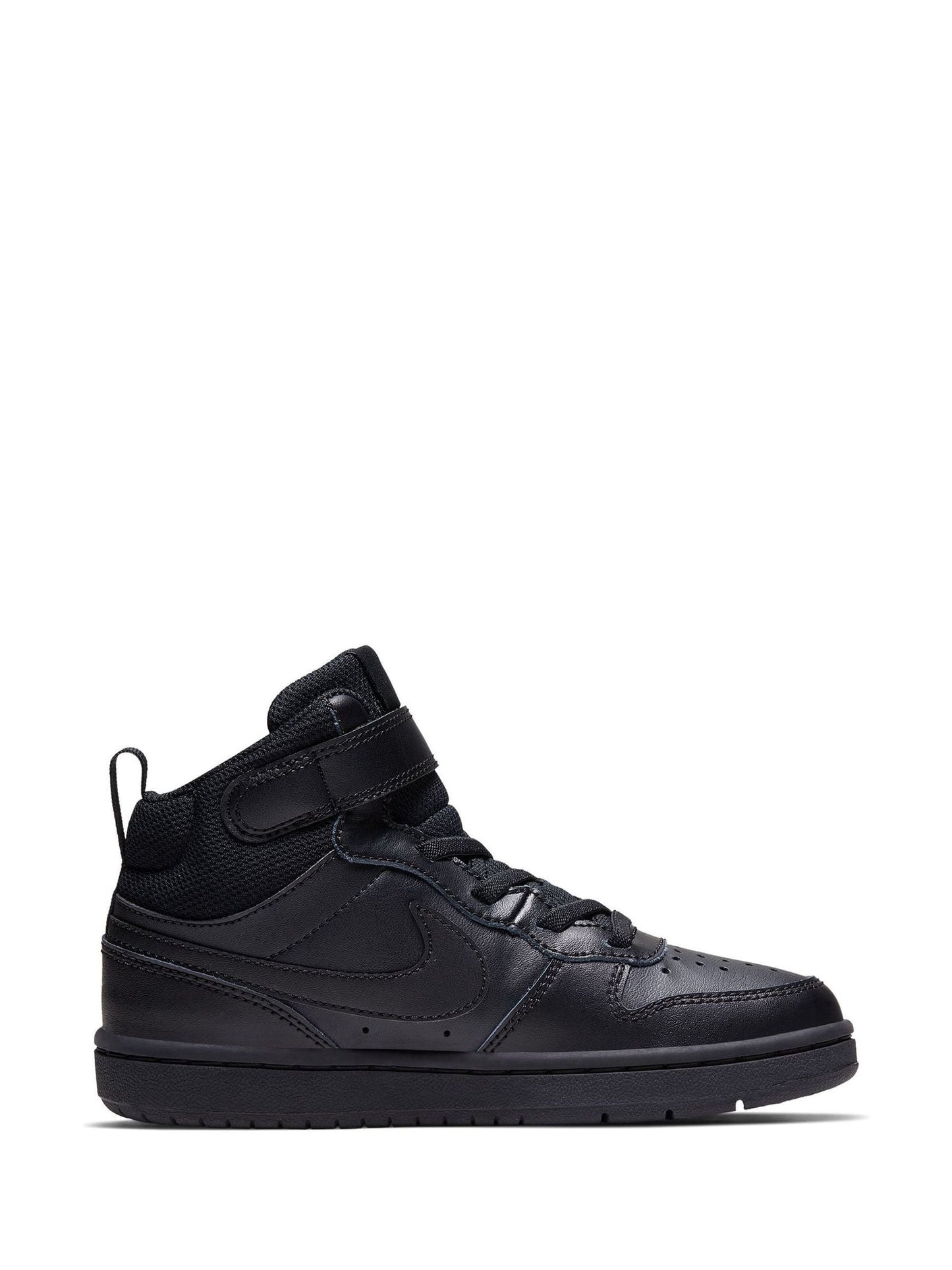 Nike Black Junior Court Borough Mid Trainers image 1