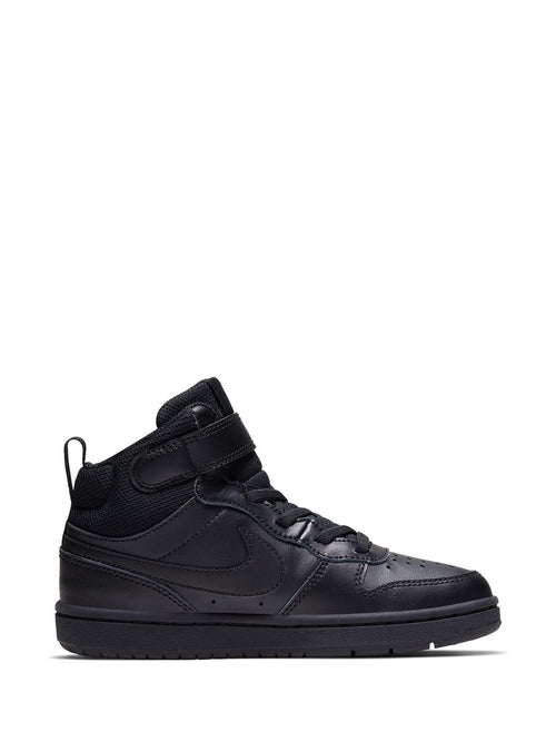 Nike Black Junior Court Borough Mid Trainers image 1