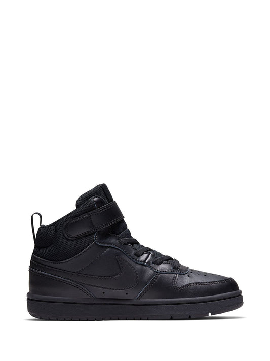 Nike Black Junior Court Borough Mid Trainers image 1