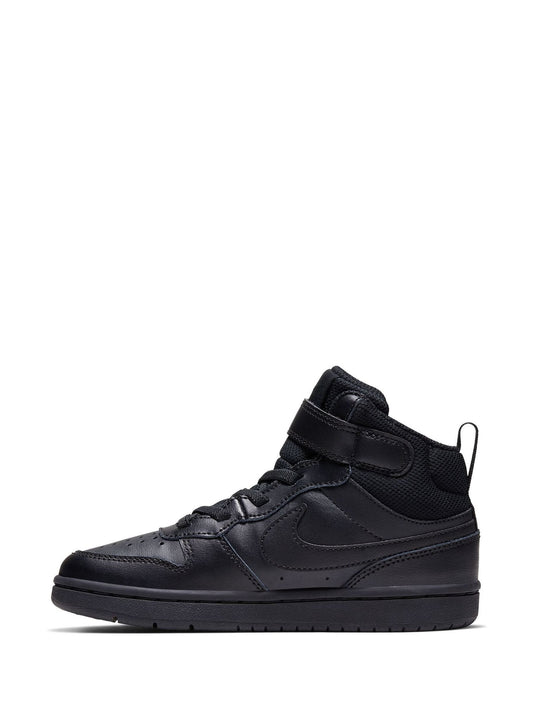 Nike Black Junior Court Borough Mid Trainers image 2