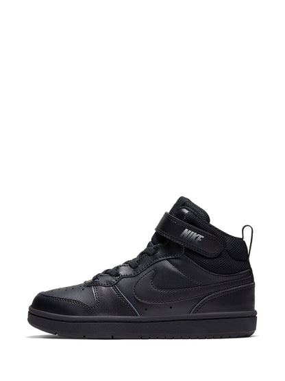Nike Black Junior Court Borough Mid Trainers image 4