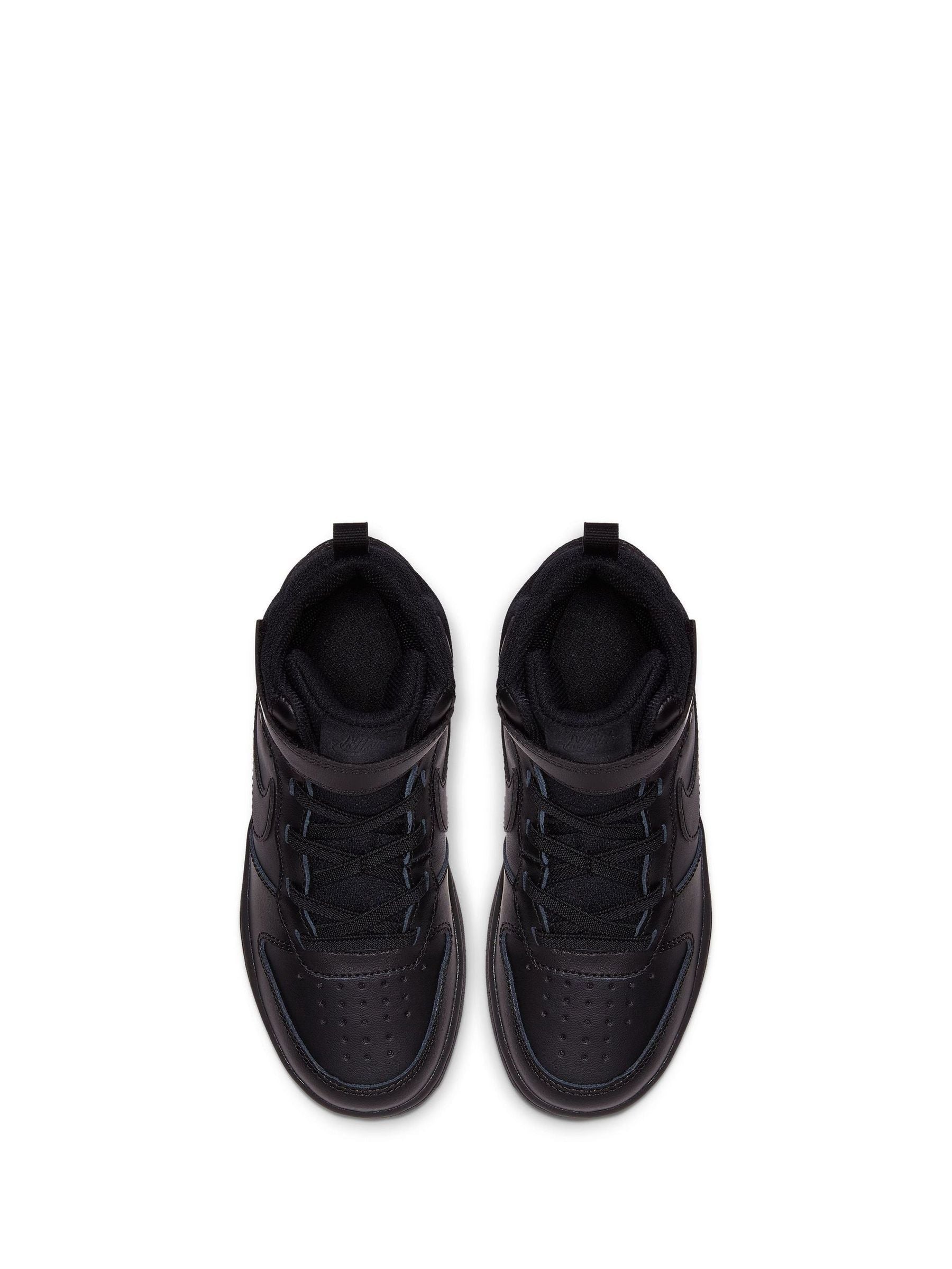 Nike Black Junior Court Borough Mid Trainers image 5