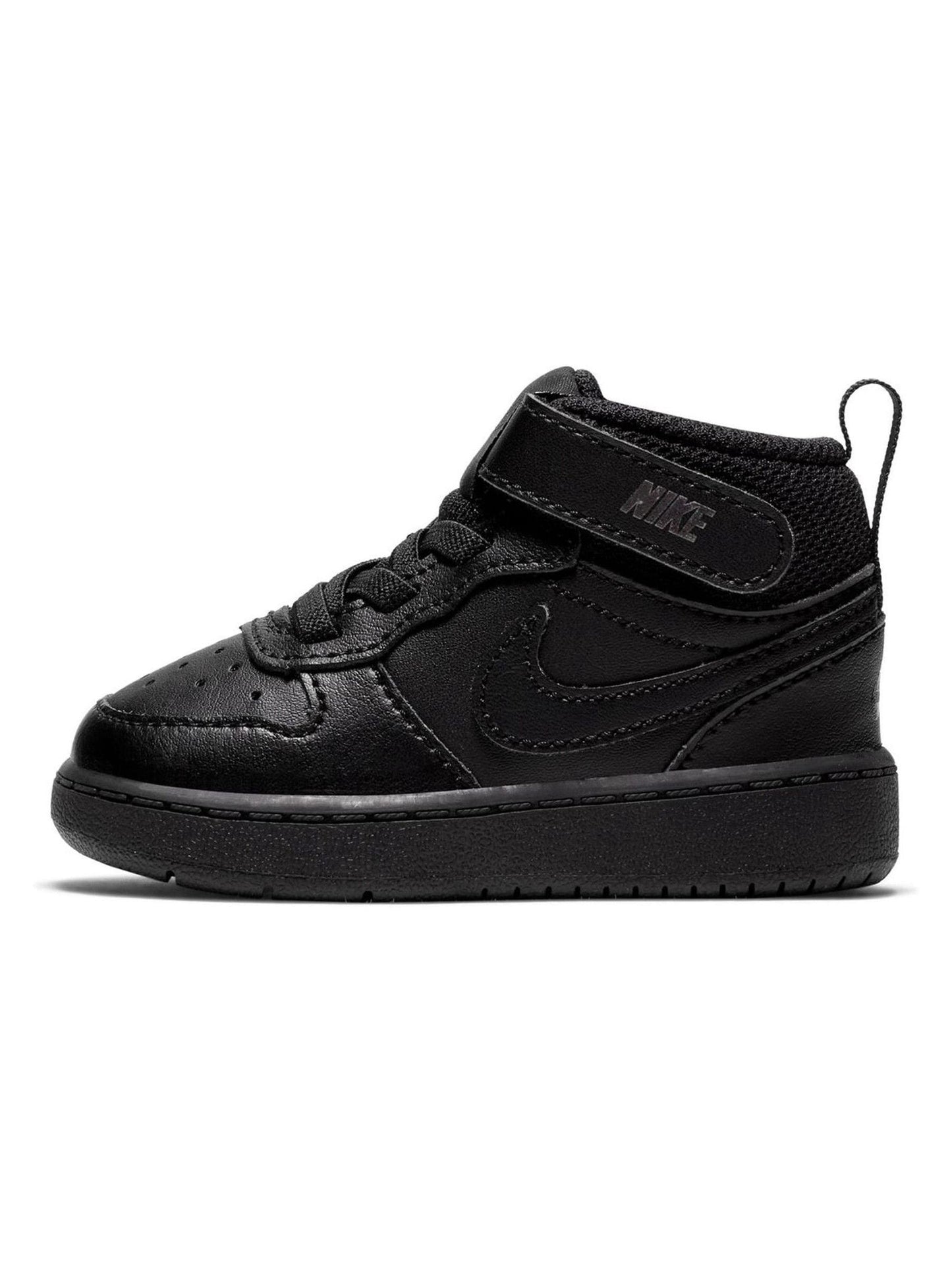 Nike Black Toddler Court Borough Mid Trainers image 2