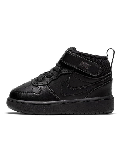 Nike Black Toddler Court Borough Mid Trainers image 2