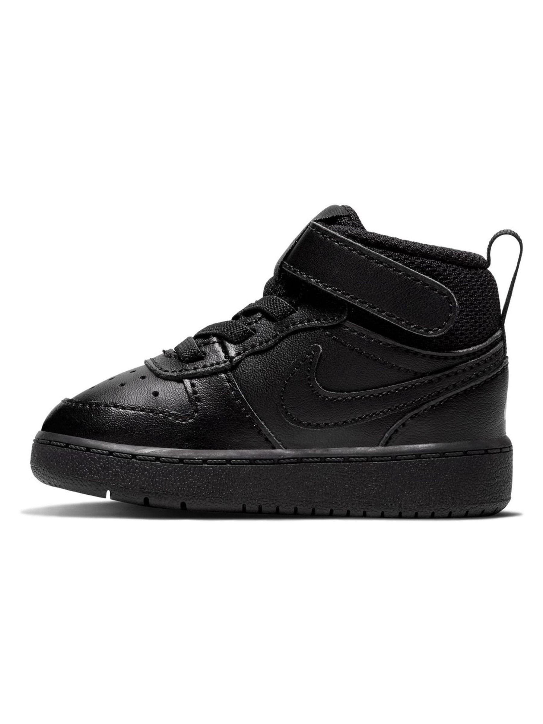 Nike Black Toddler Court Borough Mid Trainers image 4