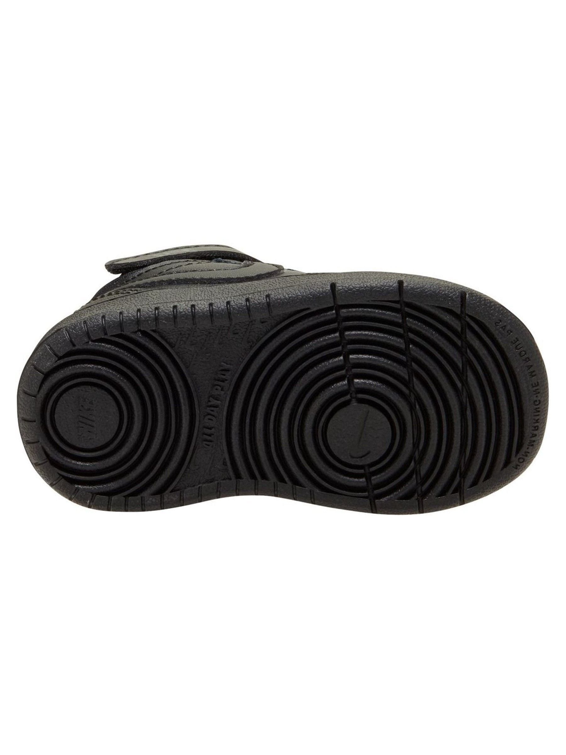 Nike Black Toddler Court Borough Mid Trainers image 6