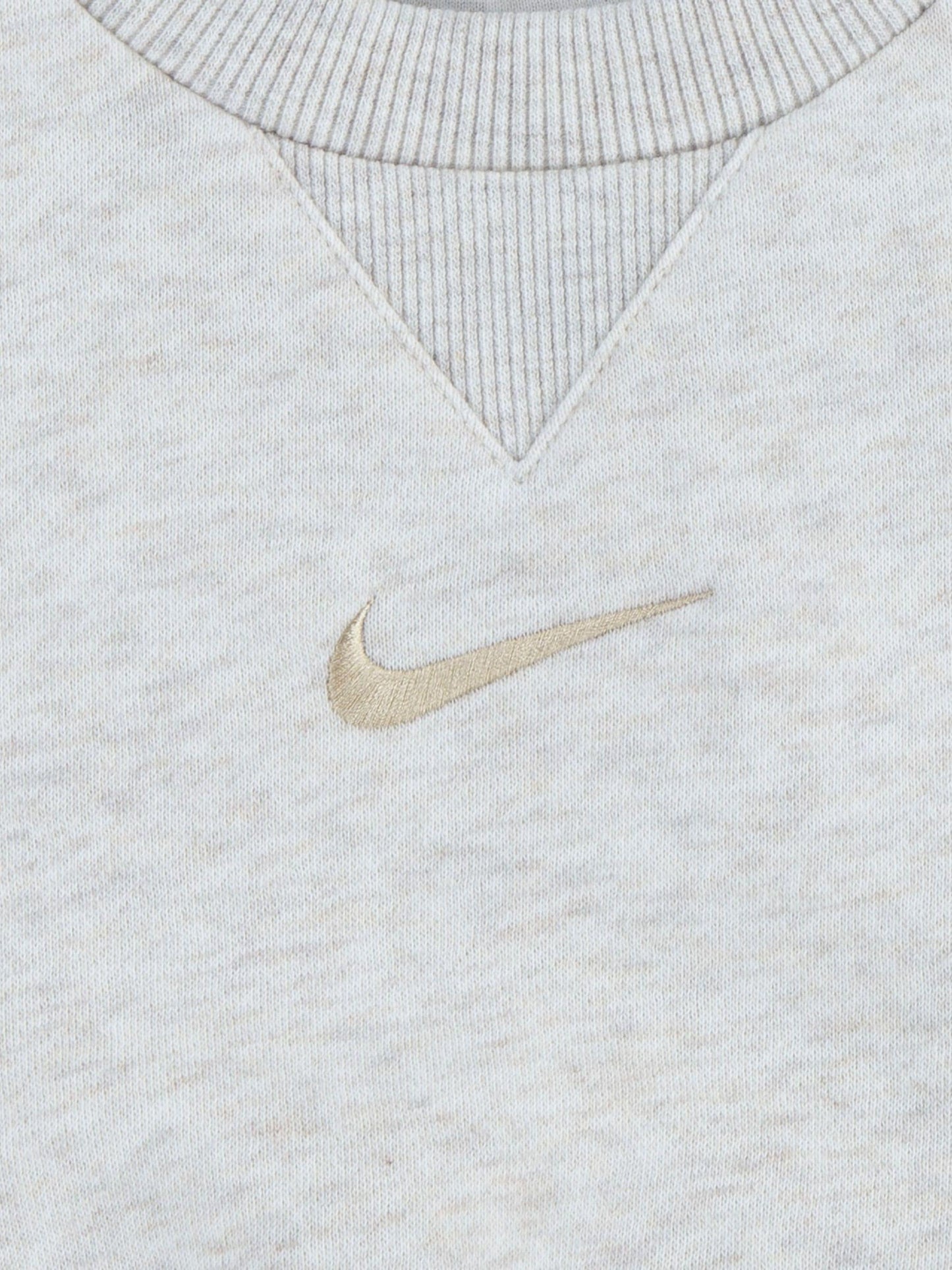 Nike Cream Little Kids Essential Marl Crew Tracksuit Set image 3