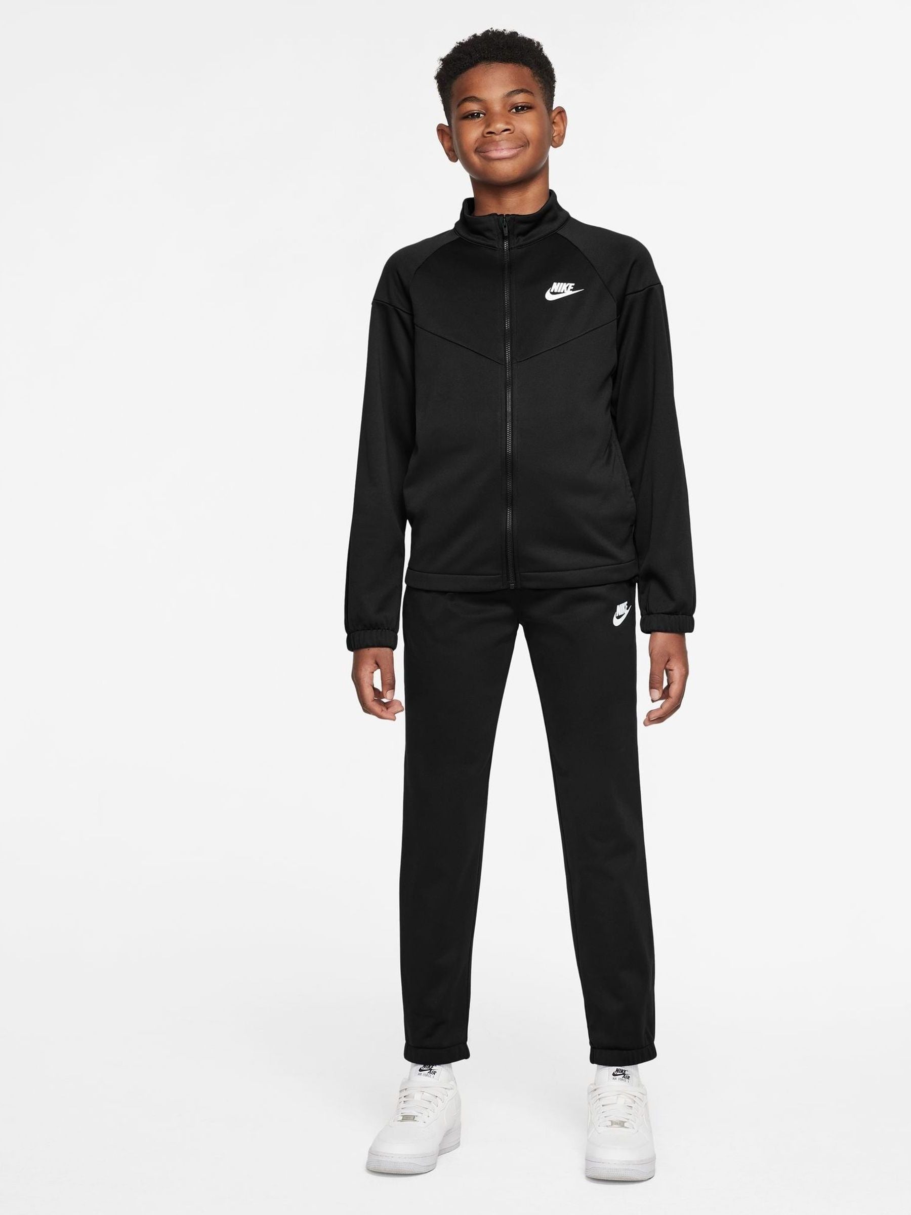 Dsiney Kidz - Nike Black Dri-Fit Poly Zip Through Tracksuit image 3