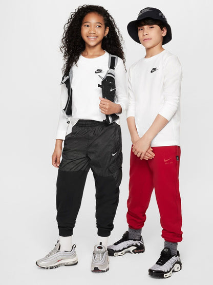 Dsiney Kidz - Nike White Sportswear Long Sleeve T-Shirt image 5