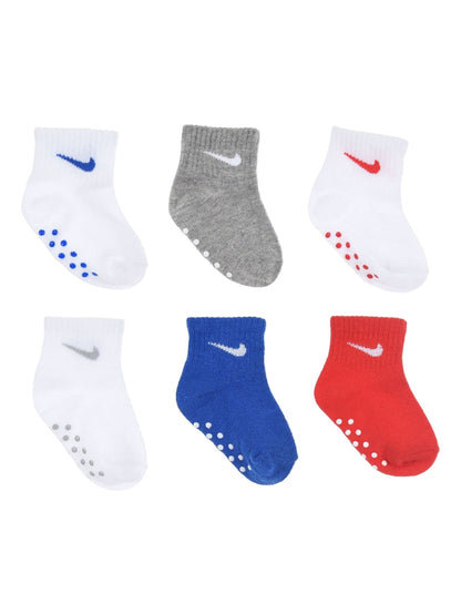Nike Blue Infant Colour Pop Gripper Socks  6 Pack - image 2
