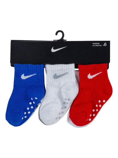 Nike Blue Infant Colour Pop Gripper Socks  6 Pack - image 3