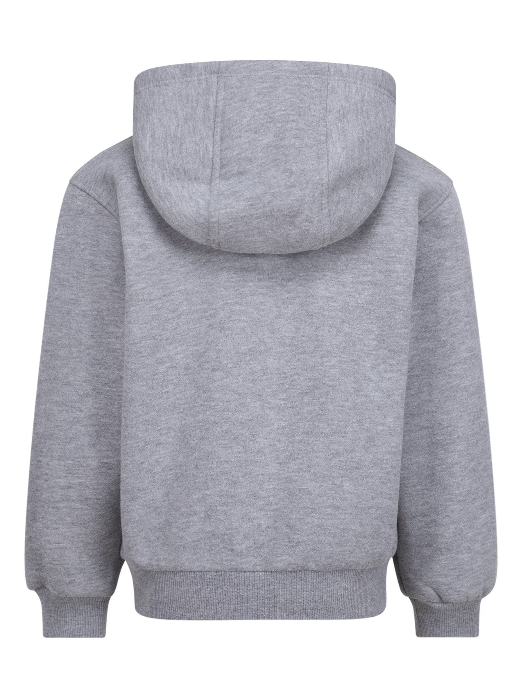 Dsiney Kidz - Nike Grey Little Kids Club Fleece Zip Through Hoodie image 3