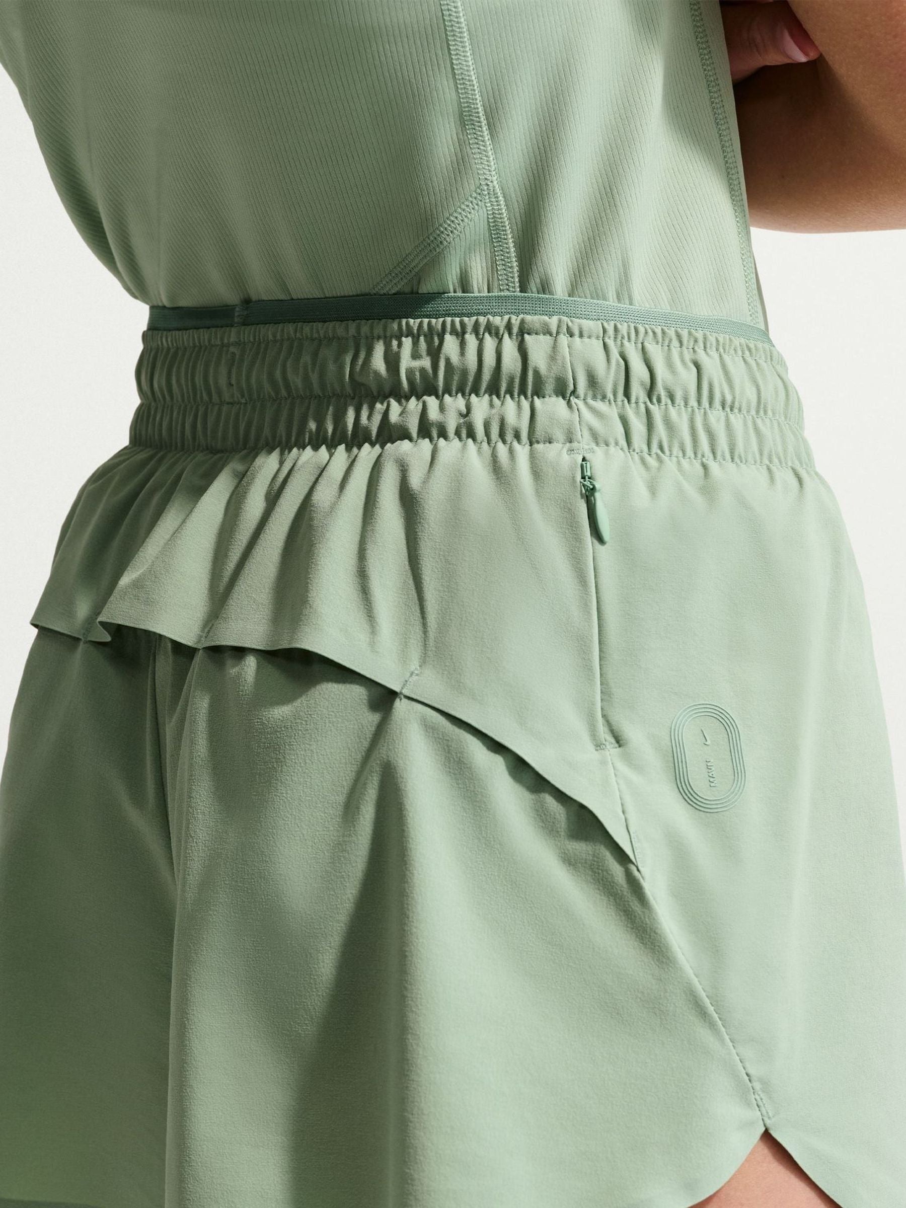 Dsiney Kidz - Nike Steam Green MAVN DriFIT Running Shorts image 4