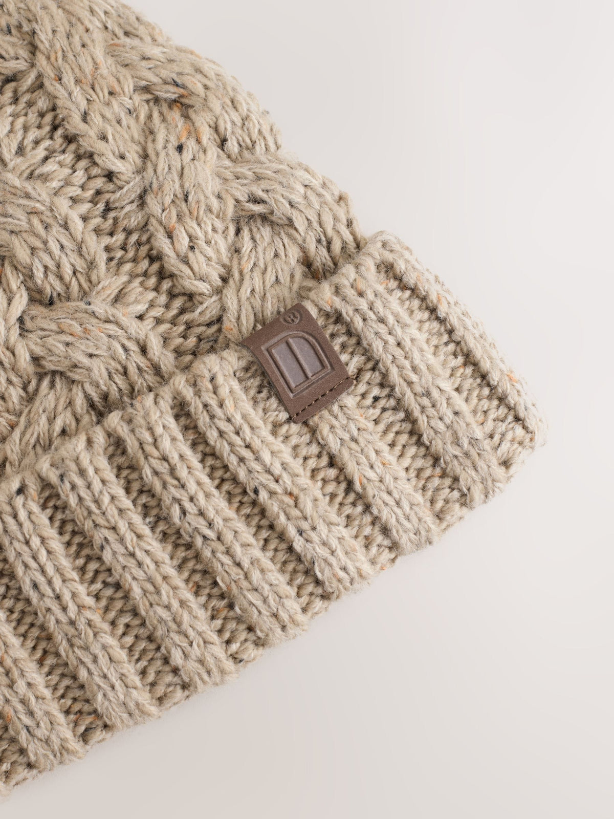 Cream Cable Knit Pom Hat (1-16yrs) - image 3