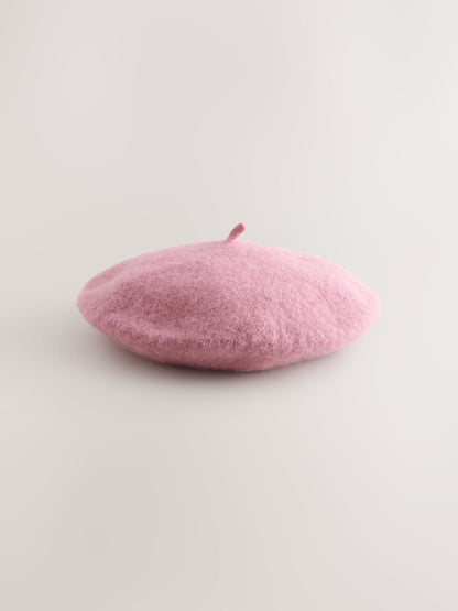 Pink Beret Hat (3mths-16yrs) image 1
