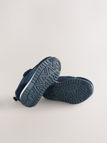 Navy Blue Touch Fastening First Walker Trainers image 5