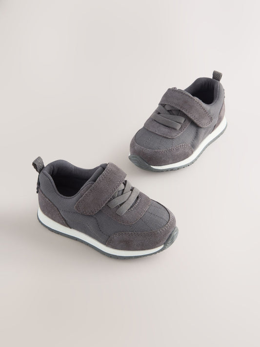 Grey Touch Fastening First Walker Trainers image 1
