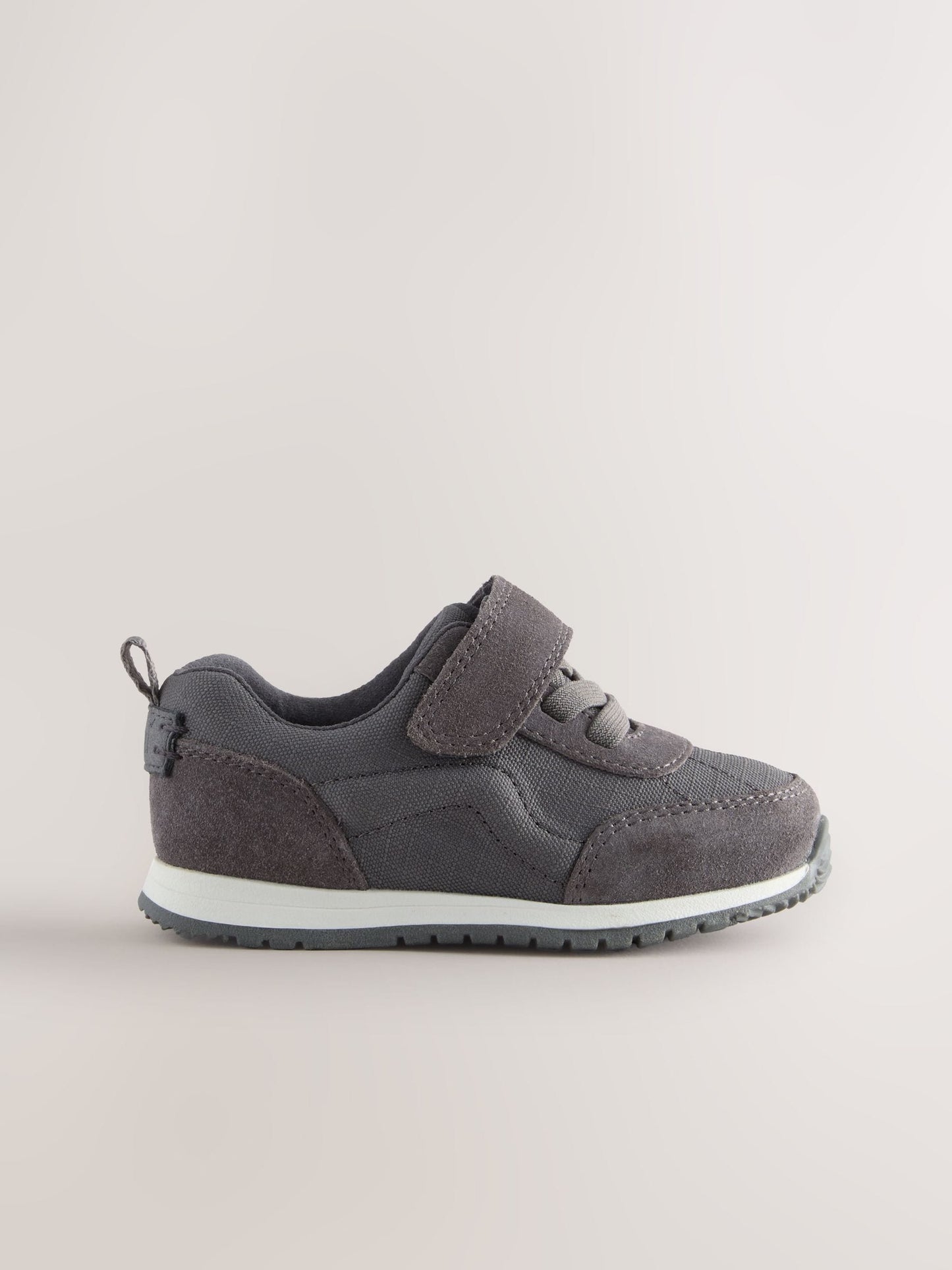 Grey Touch Fastening First Walker Trainers image 3
