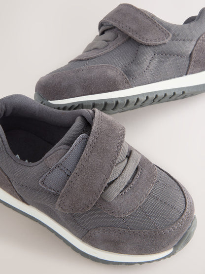 Grey Touch Fastening First Walker Trainers image 5