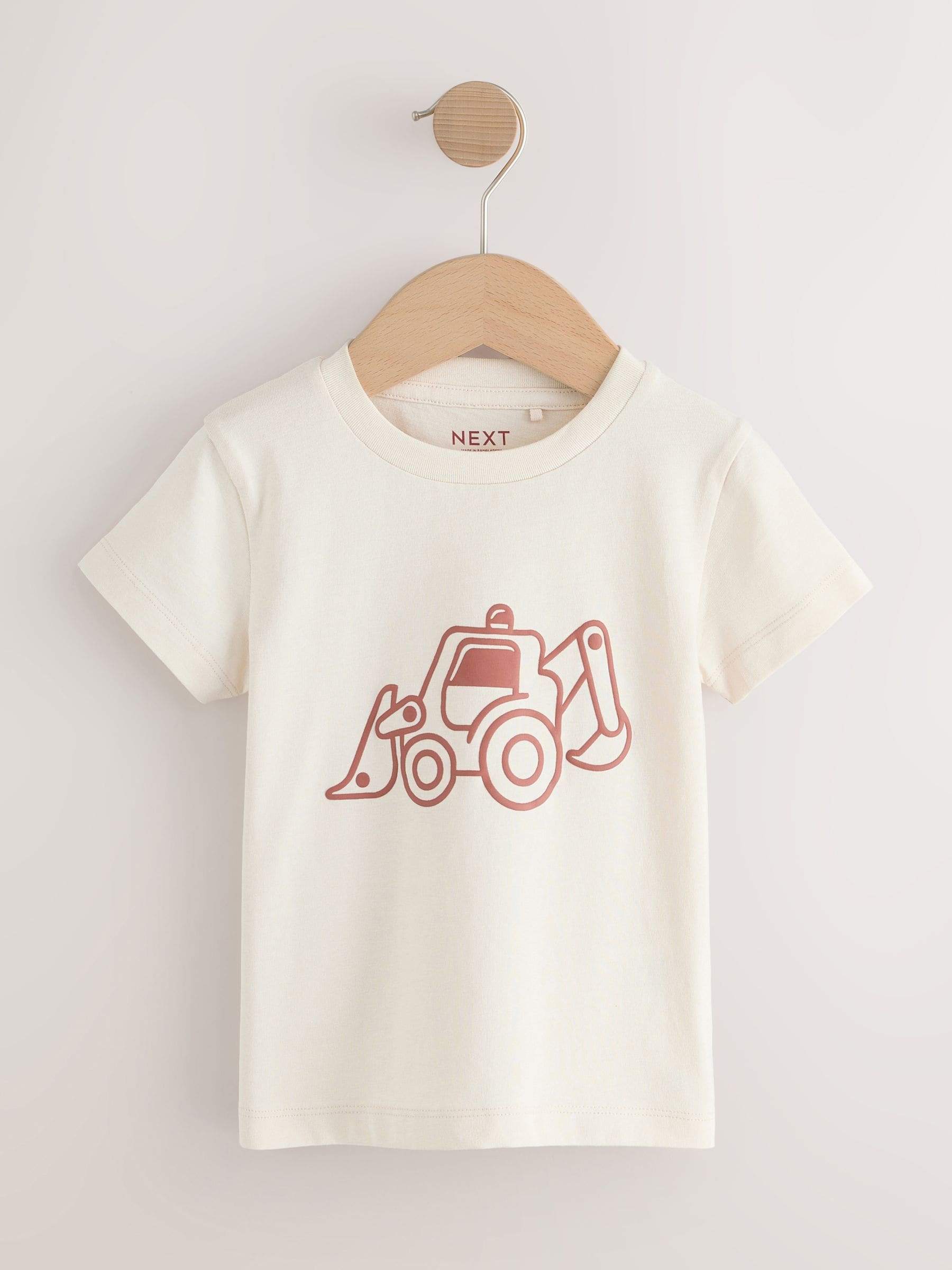Dsiney Kidz - Rust Red Hooded Corduroy Overshirt & T-Shirt Set 2 Piece (3mths-7yrs) image 3