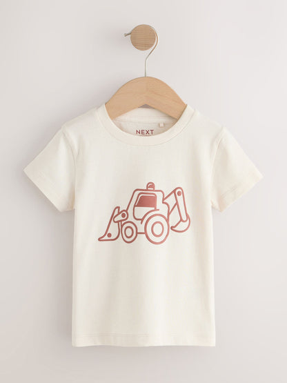 Dsiney Kidz - Rust Red Hooded Corduroy Overshirt & T-Shirt Set 2 Piece (3mths-7yrs) image 3