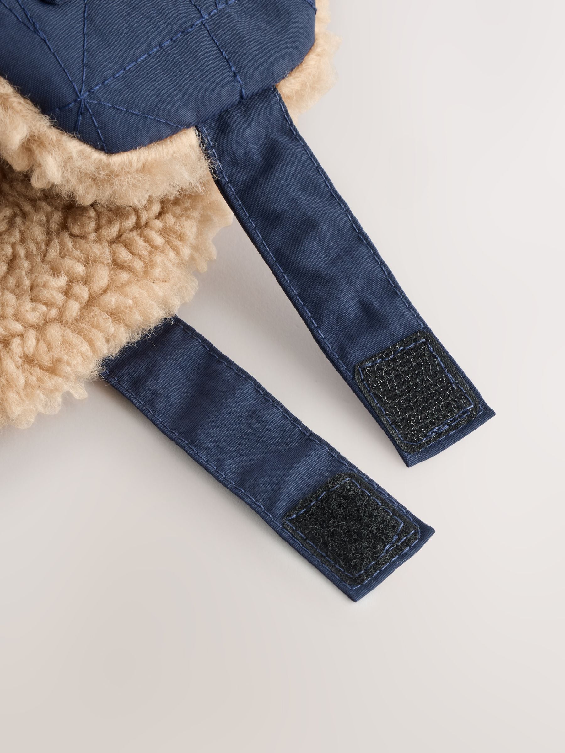 Navy Blue Quilted Trapper Hat (1-16yrs) image 5