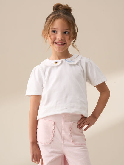Dsiney Kidz - Angel & Rocket Off White Emily Peter Pan Collar Blouse image 1