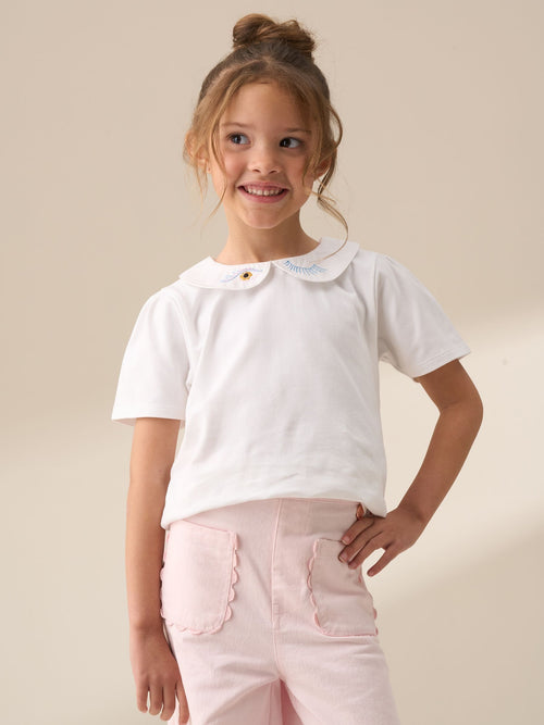Dsiney Kidz - Angel & Rocket Off White Emily Peter Pan Collar Blouse image 1