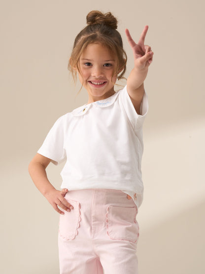 Dsiney Kidz - Angel & Rocket Off White Emily Peter Pan Collar Blouse image 2