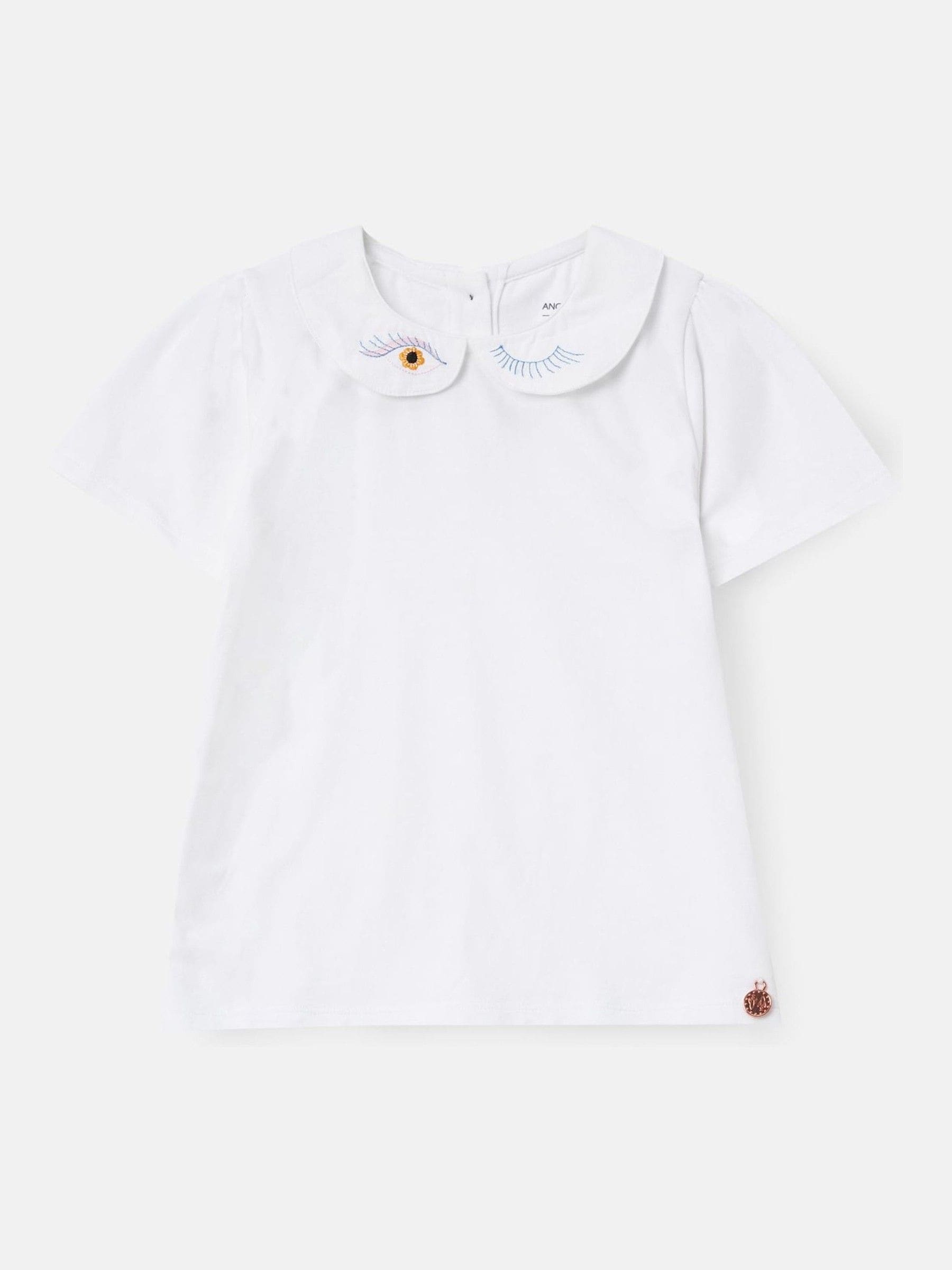 Dsiney Kidz - Angel & Rocket Off White Emily Peter Pan Collar Blouse image 5