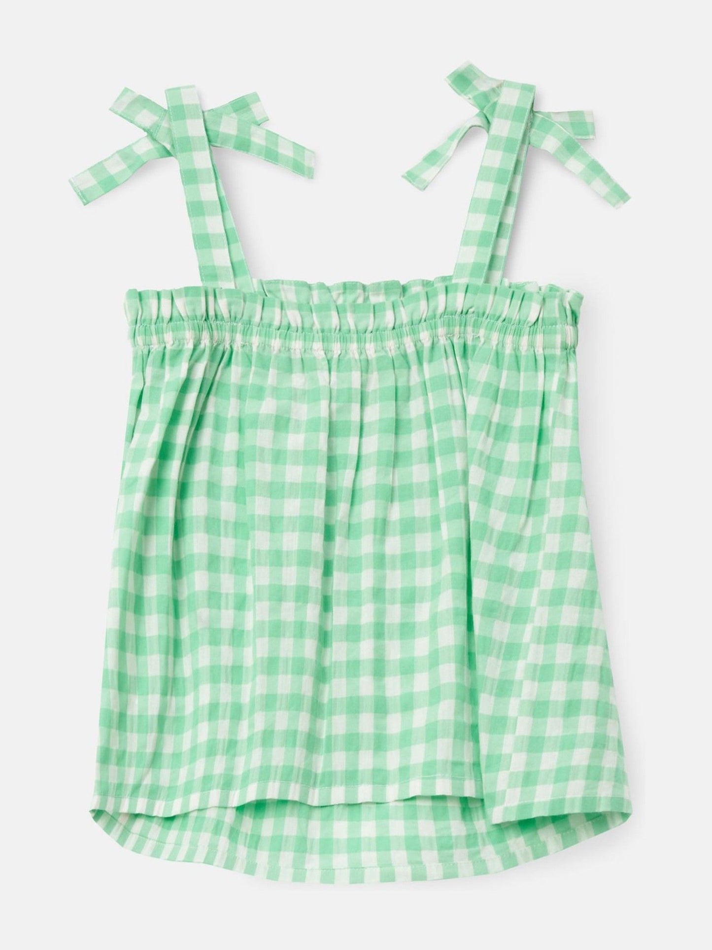 Dsiney Kidz - Angel & Rocket Green Connie Gingham Shirred Top image 6