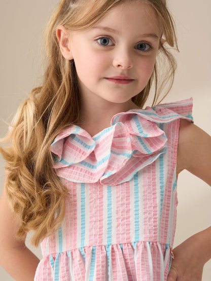 Angel & Rocket Pink Norrie Stripe Sundress image 4