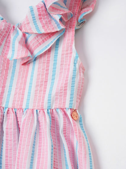 Angel & Rocket Pink Norrie Stripe Sundress image 7