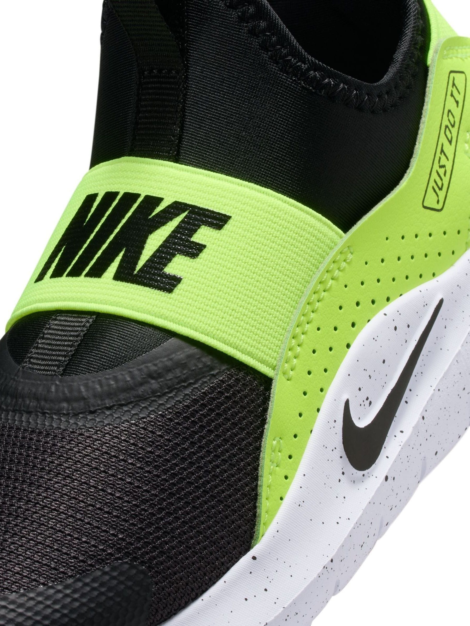 Nike Black Volt Junior Flex Runner 4 Trainers image 10