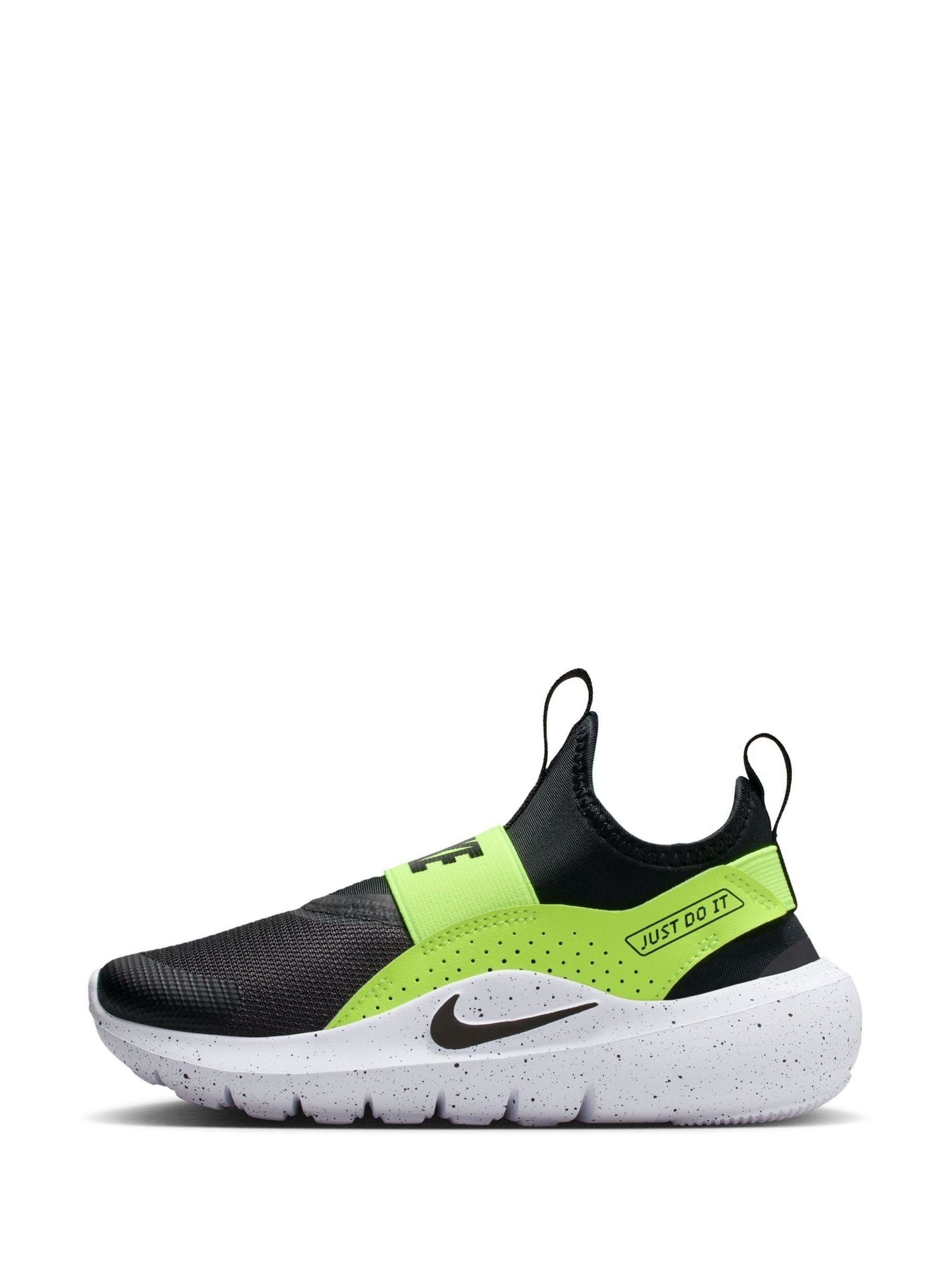 Nike Black Volt Junior Flex Runner 4 Trainers image 2