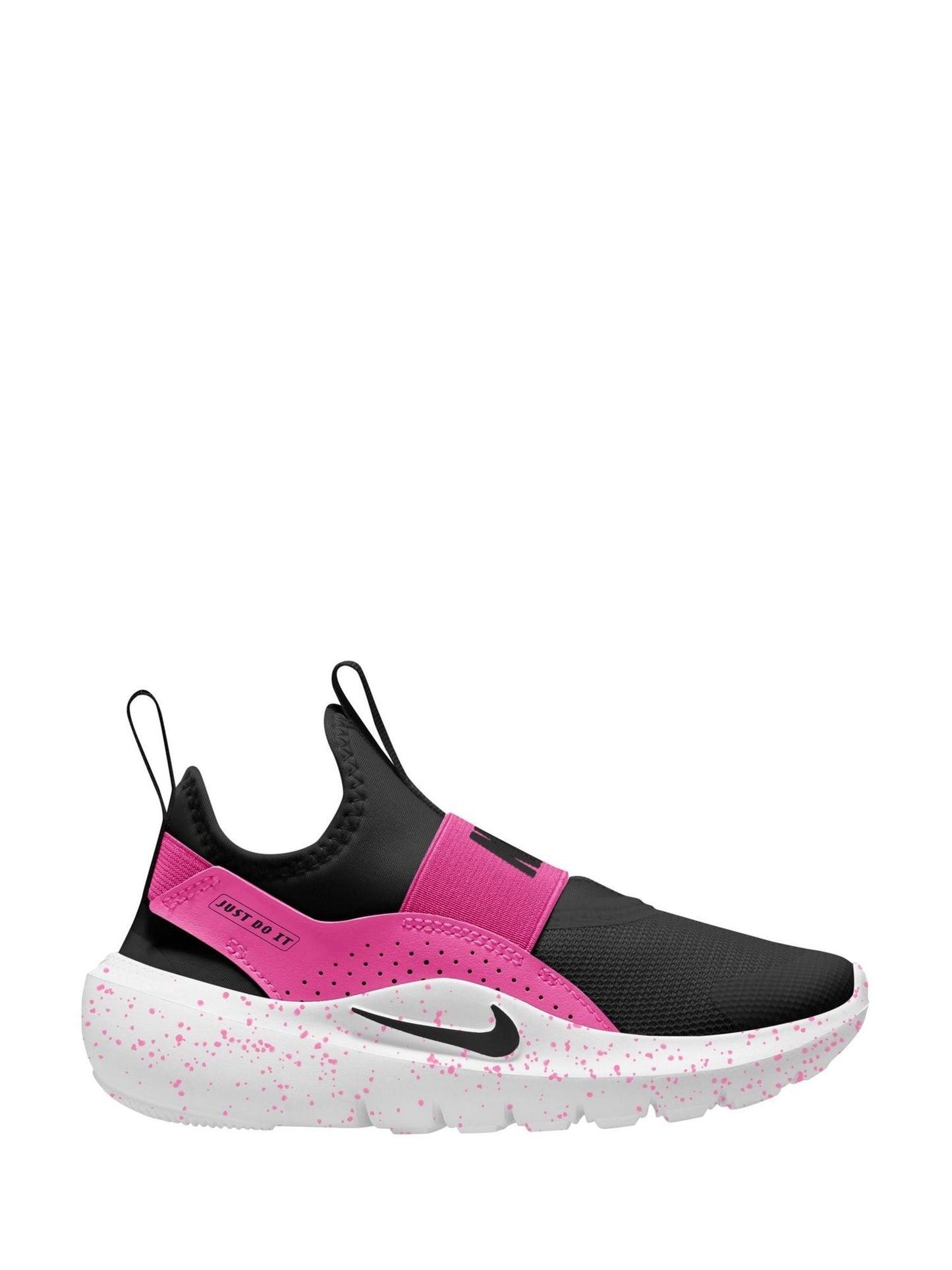 Nike Black/Fuschia Pink Junior Flex Runner 4 Trainers image 1