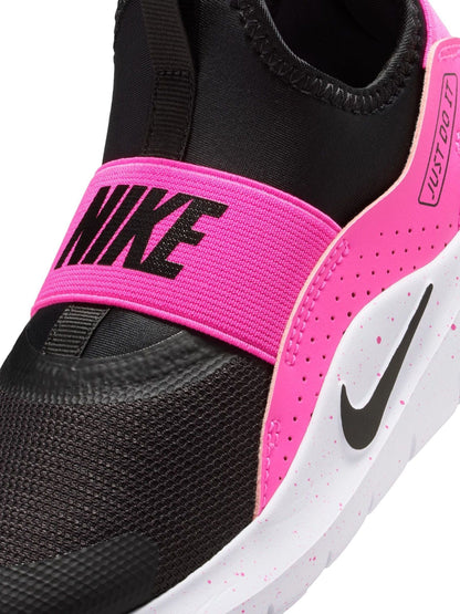 Nike Black/Fuschia Pink Junior Flex Runner 4 Trainers image 10