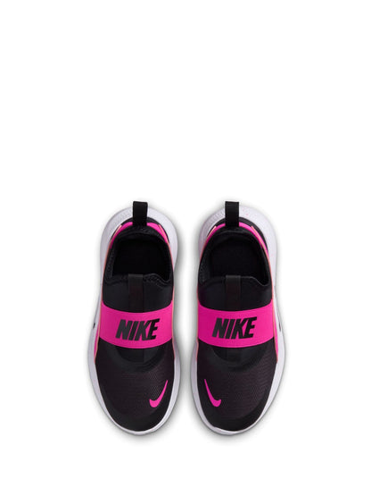 Nike Black/Fuschia Pink Junior Flex Runner 4 Trainers image 6