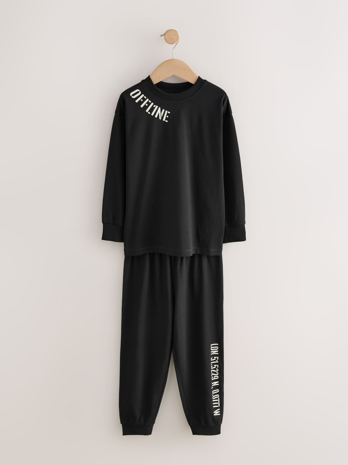 Black/Brown 3 Pack Jogger Pyjamas (3-16yrs) image 9